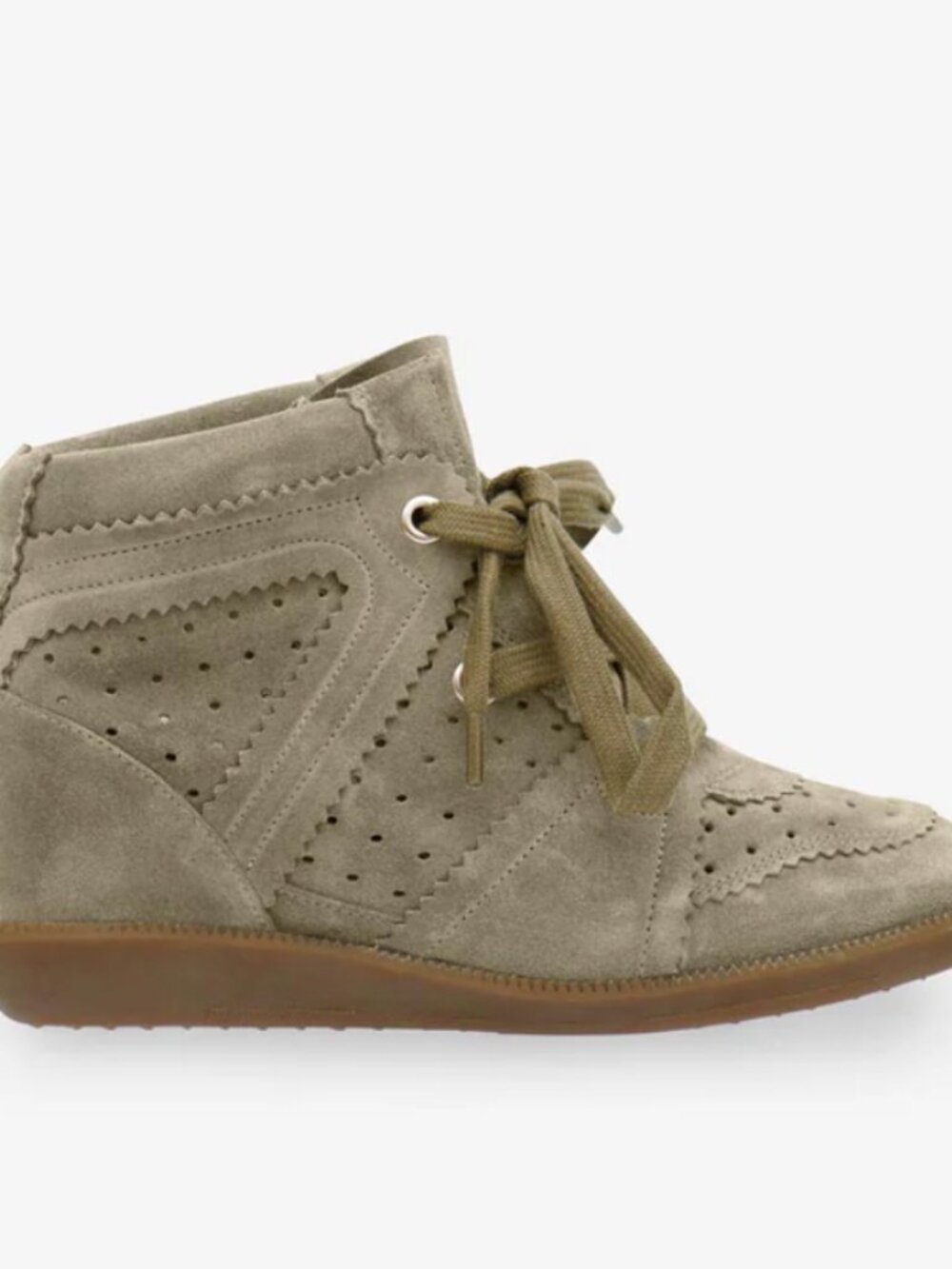 Isabel Marant Bobby suede Wedge Sneaker Size 37